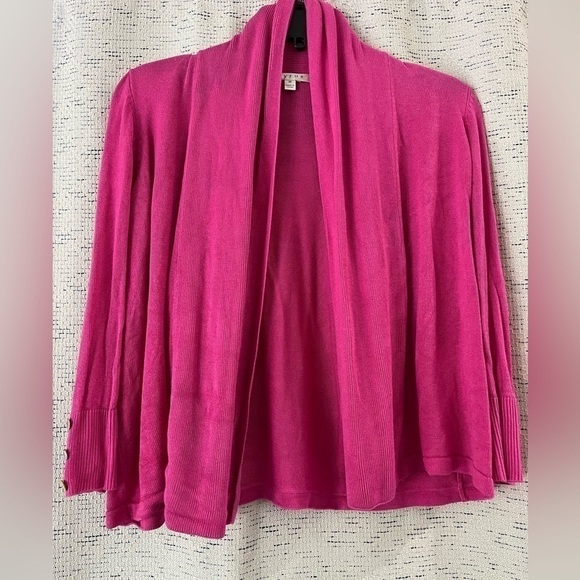 Cyrus Pink Open Front Cardigan Long
Sleeve Sweater Womens M - Picture 1 of 7
